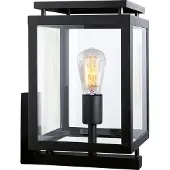 Ks Verlichting buitenverlichting - De Vecht wandlamp - Zwart - Schemerschakelaar - Modern - Vierkant - E27 - LED - Lichtsensor - Daglichtsensor - Licht-donker sensor