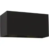 Olucia - DION - Wandlamp - Zwart - Vorm: Rechthoek
