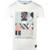 Koko Noko T-shirt wit Jongens Stretchkatoen Ronde hals Printopdruk - maat 116