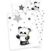 MCU Dekbedset Panda 100x135cm