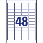 Avery Dennison AVERY Universele etiketten afneembaar L4736REV-10 A4 Wit 4,57 x 32,7 x 2,12 cm 10 Vellen à 48 Etiketten