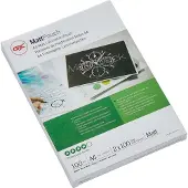GBC Lamineerhoezen - A4 - 100 micron - mat - 100 stuk