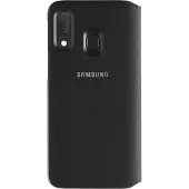 Samsung Galaxy A20e Wallet Book Case Zwart