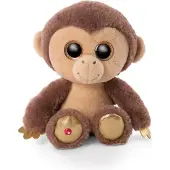 Nici Glubschis Aap Hobson 25cm Bruin bruin Pluche Nici Knuffel