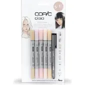 Taidepiste Ciao markerset Portrait Colours 1 (6 stuks)