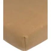 Meyco Home Uni hoeslaken tweepersoons - toffee - 180x200cm
