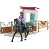 Schleich paardenbox speelgoedset met Lisa en Storm - Horse Club.