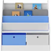 En.casa Kinderboekenkast Neda opbergkast 74x71x23 cm Koala motief