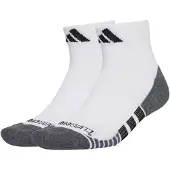 Adidas Sportsokken 'Performance CLIMACOOL Cushioned Quarter 3-Pack' grijs gemêleerd / zwart / wit