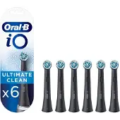 Oral-B iO Ultimate Clean Zwarte - Opzetborstels Voor Tandenborstel - Verpakking Van 6 Stuks