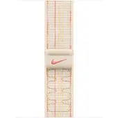 Apple 40mm Nike Sport Loop Smartwatch-band Sterrenlicht/roze