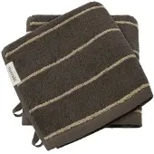 Meraki Handdoek, Stripe, Leger