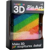 Itotal PinArt Groot 3D Afdruk Regenboog Speelgoed Kunstwerk Multicolor.