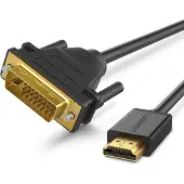 UGREEN - HDMI/DVI Kabel - Tweezijdig - 2m - Zwart