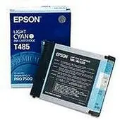 Epson T485 inkt cartridge licht cyaan (origineel)