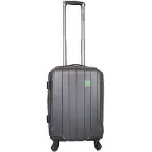 Saxoline harde handbagage sterk en voordelig - 54cm (S) - Matrix - Grijs - Antraciet / Small