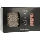 Scentchips Giftset Freesia Lychee - Waxbrander met - Waxmelts - Geurwax - Geschenkdoos - Huisparfum - Geurbrander - Giftbox – Zwart