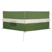vidaXL Windscherm camping waterdicht 344x120 cm groen
