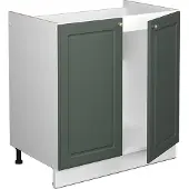 Vicco Fame-Line Wastafelkast – 80 cm, WB Marmer Groen-Goud Landhuis