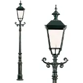 Ks Verlichting Nostalgische tuinlamp Alkmaar van gietijzer - groen