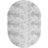 vidaXL Hoogpolig vloerkleed NAVARRA 300x200 cm polyester lichtgrijs