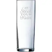 Arcoroc Gegraveerde longdrinkglas 31cl Mr. Steal your heart