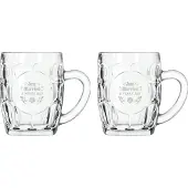 Libbey Gegraveerde set bierpullen 55cl Just Married 8 years ago
