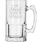 Libbey Gegraveerde bierpul 1ltr Mr. Steal your heart