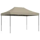 vidaXL - Partytent - inklapbaar - pop-up - 410x279x315 - cm - taupe