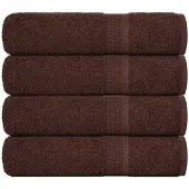vidaXL Badhanddoeken FROGN 4 st 100x150 cm 360 g/m² bruin