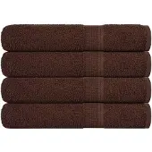 vidaXL Saunahanddoeken FROGN 4 st 80x200 cm 360 g/m² bruin