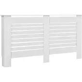 vidaXL Radiatorombouw 152x19x81,5 cm mdf wit