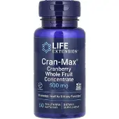 Life Extension - Cran-Max veenbes heel fruitconcentraat, 500mg - 60 vcaps