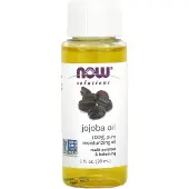 Now Nu oplossingen Jojoba Oil 100% pure vochtige multifunctionele olie voor gezichtshaar en lichaam 1-ounce