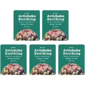 Petitfee Artichoke Soothing Hydrogel Face Mask - 32 g * 5 sheets