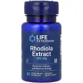 Life Extension - Rhodiola-extract, 250 mg - 60 vegetarische capsules