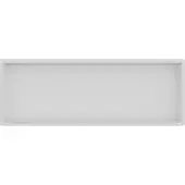 Guido Gusto Mat Wit RVS Inbouwnis met tegelflens 30x90x7cm