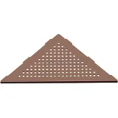 Guido Gusto Square Corner hoekplanchet inbouw 25x25 cm copper