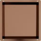 Guido Gusto Copper RVS Inbouwnis met tegelflens 30x30x7cm