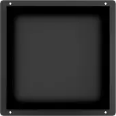 Guido Gusto Mat Zwart RVS Inbouwnis met tegelflens 30x30x7cm
