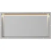 Guido Gusto RVS Inbouwnis 30x60x7cm met tegelflens en LED verlichting