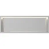 Guido Gusto RVS Inbouwnis 30x90x10cm met RGB verlichting