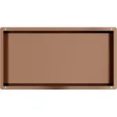 Guido Gusto Copper RVS Inbouwnis met tegelflens 30x60x7cm