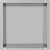 Guido Gusto RVS Inbouwnis met tegelflens 30x30x10cm