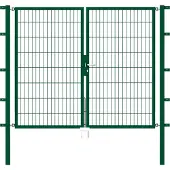 Alberts Deur met dubbel hek Flexo 200 cm breedte, in verschillende hoogten