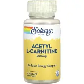 Solaray Acetyl L-carnitine 500 Mg 30 Eenheden