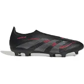 Adidas Predator League Veterloze Gras / Kunstgras Voetbalschoenen (MG) Zwart Grijs Rood