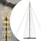 vidaXL LED-kerstboom 1534 LEDs warm wit 500 cm