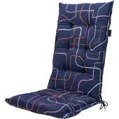 Madison Tuinkussen Hoge Rug Joah Blauw 123 X 50 X 7 Cm