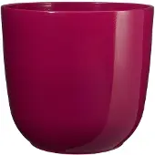 Mica Decorations Tusca pot rond fuchsia h16xd17 cm